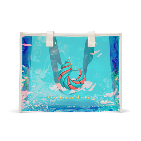 Vibration of the Keys Holographic Beach Tote Bag