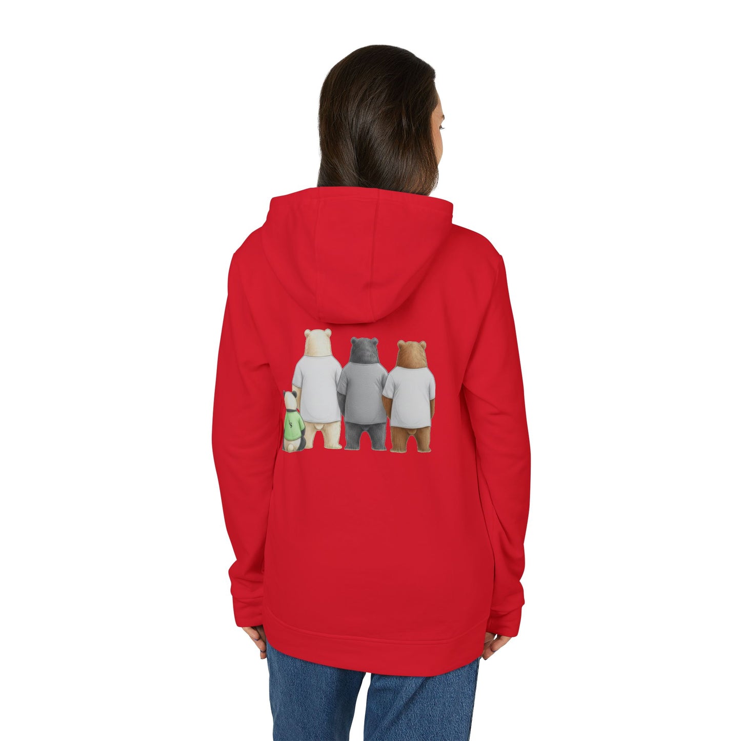 Different Breeds, Same Soul Bear Family Adidas Hoodie