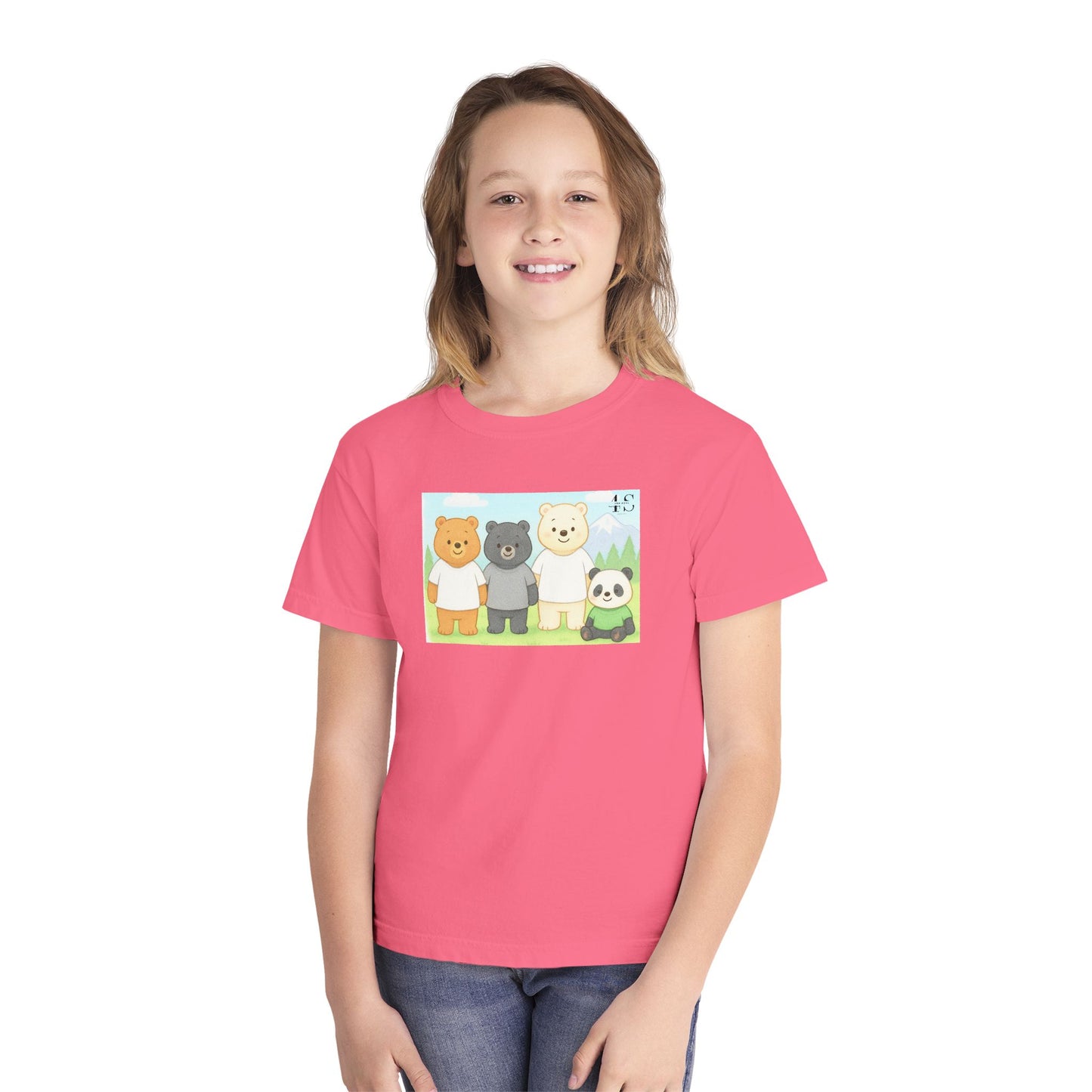 Different Breeds, Same Soul Bear family Youth T‑Shirt