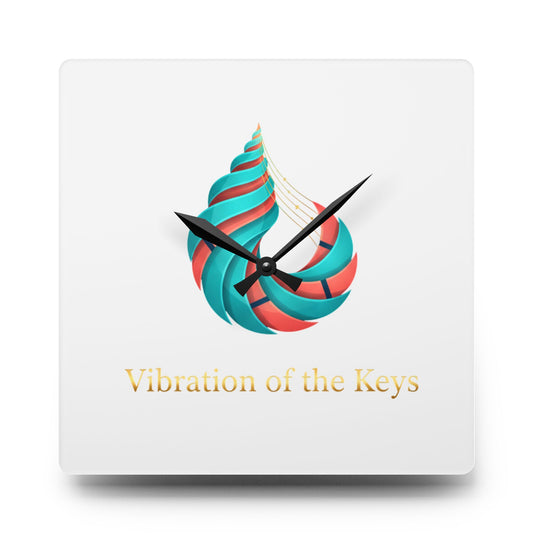 Vibration of the Keys Decorative Clock