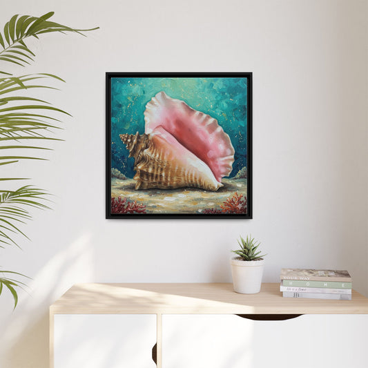 Vibration of the Keys Conch Shell Wall Art