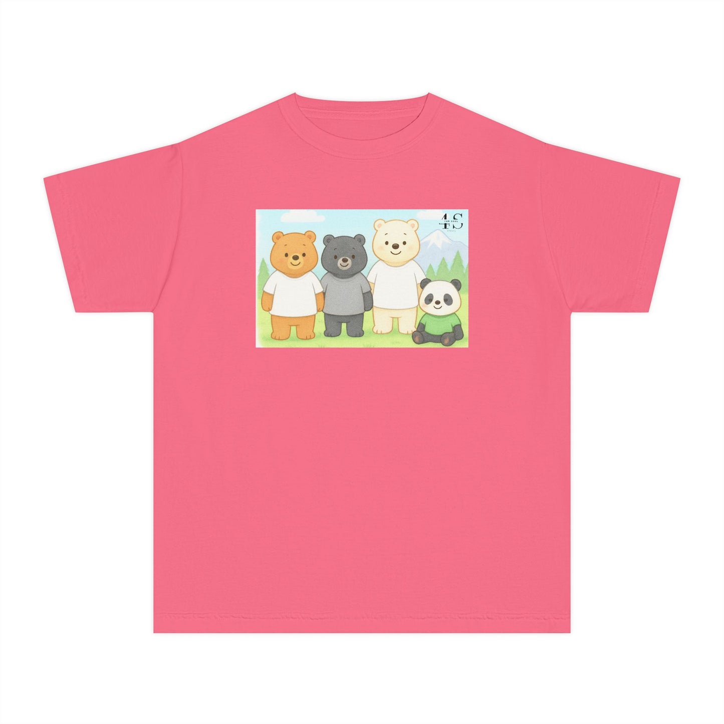 Different Breeds, Same Soul Bear family  Youth T‑Shirt