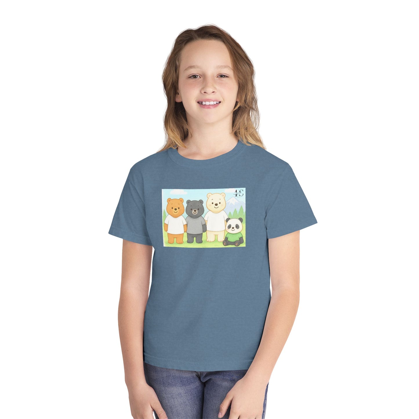 Different Breeds, Same Soul Bear family  Youth T‑Shirt
