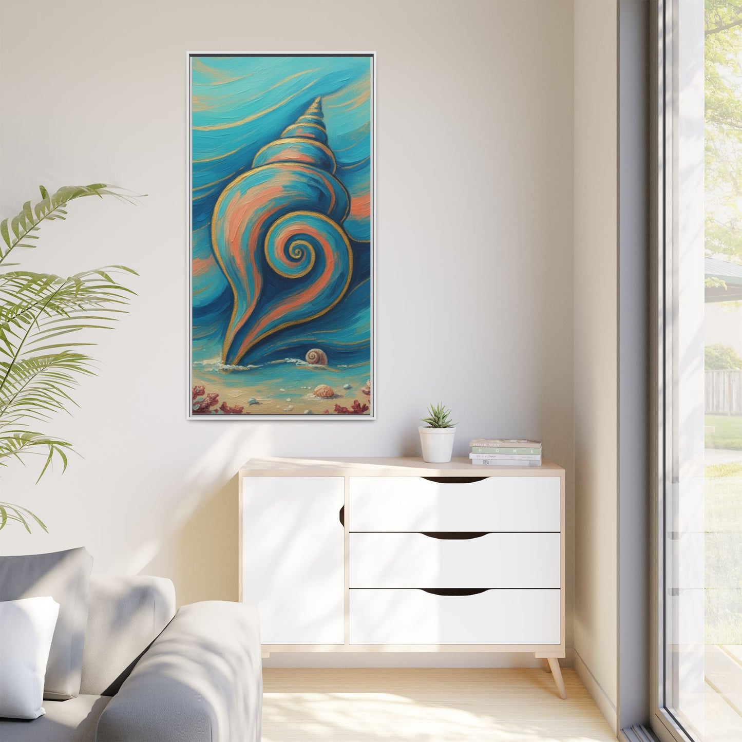 Vibration of the Keys – Colorful Sea Shell Coastal Wall Art