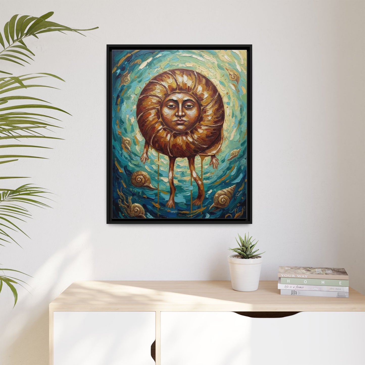 Vibration of the Keys “Father Conch” Wall Art