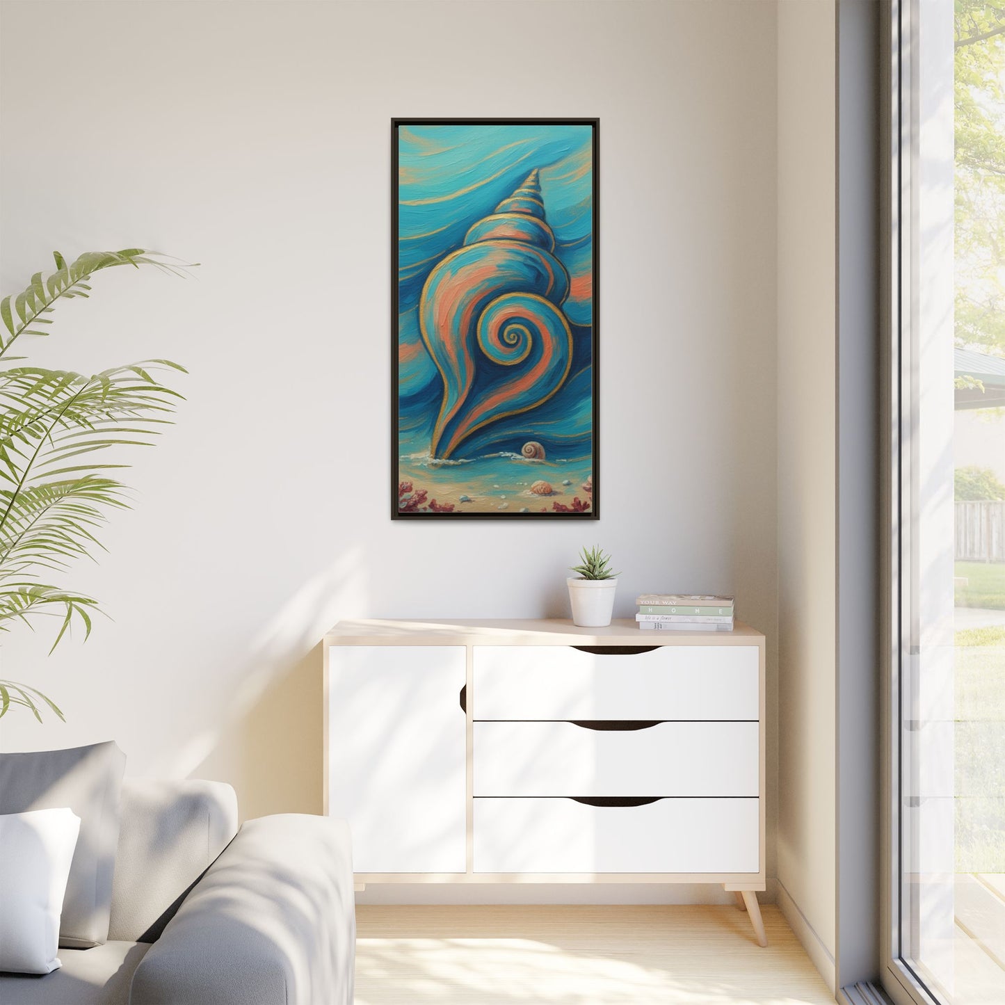 Vibration of the Keys – Colorful Sea Shell Coastal Wall Art