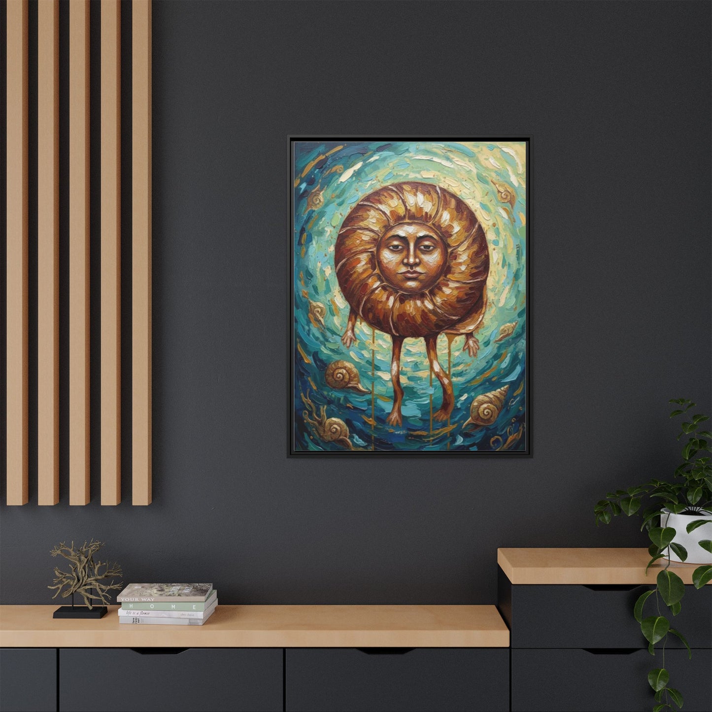 Vibration of the Keys “Father Conch” Wall Art