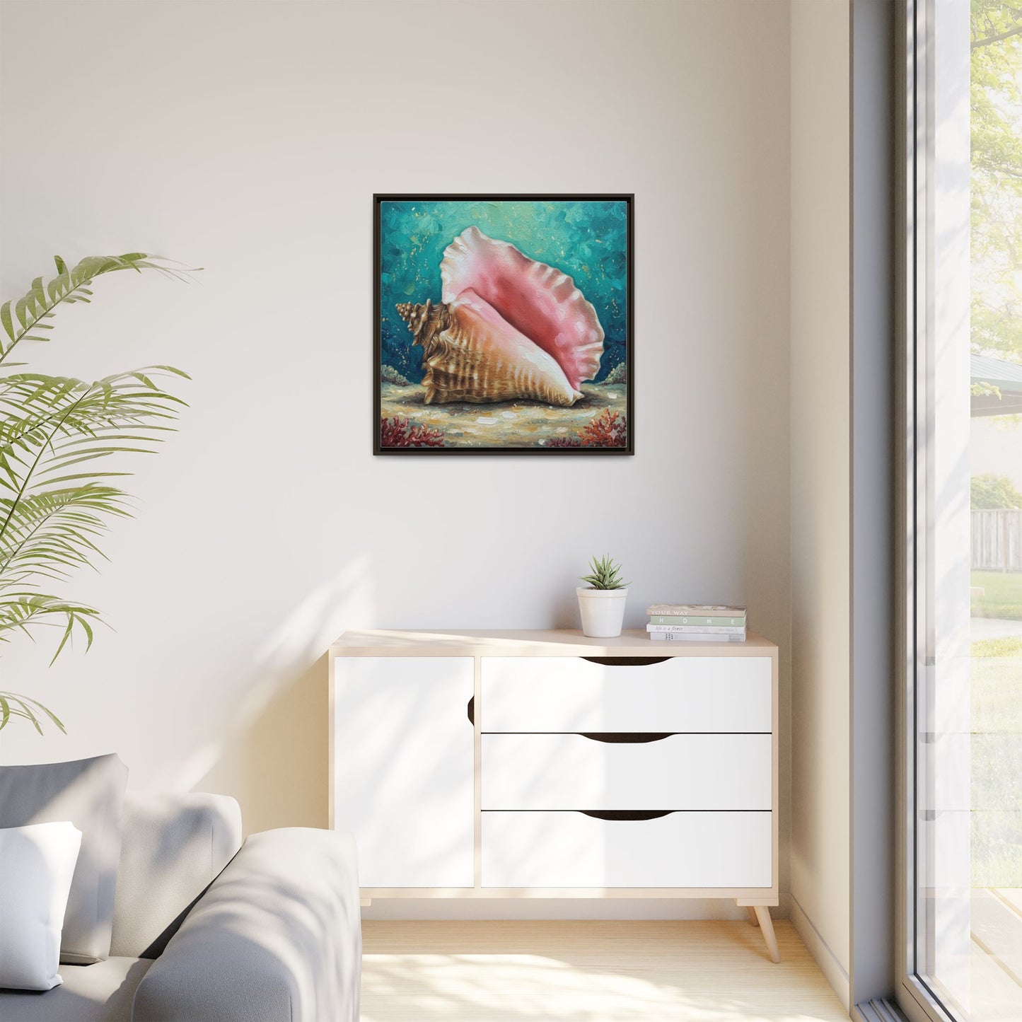 Vibration of the Keys Conch Shell Wall Art