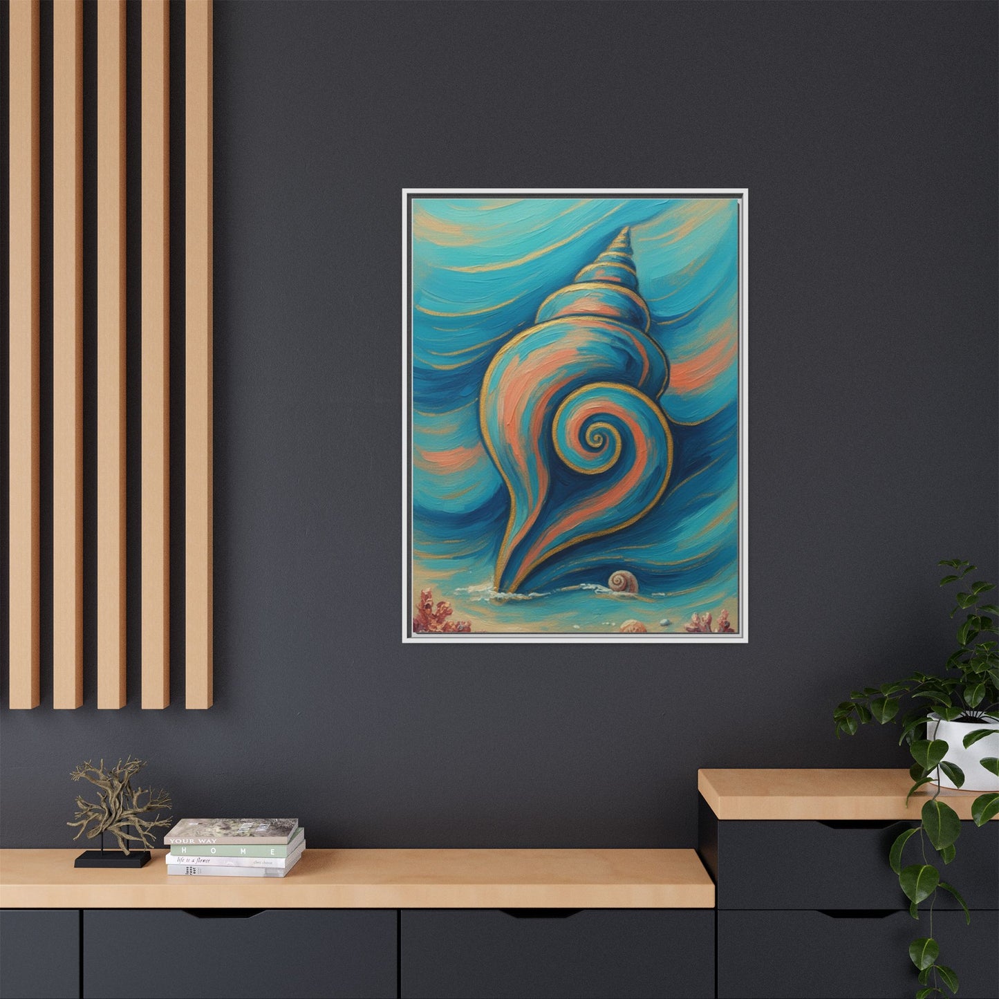 Vibration of the Keys – Colorful Sea Shell Coastal Wall Art