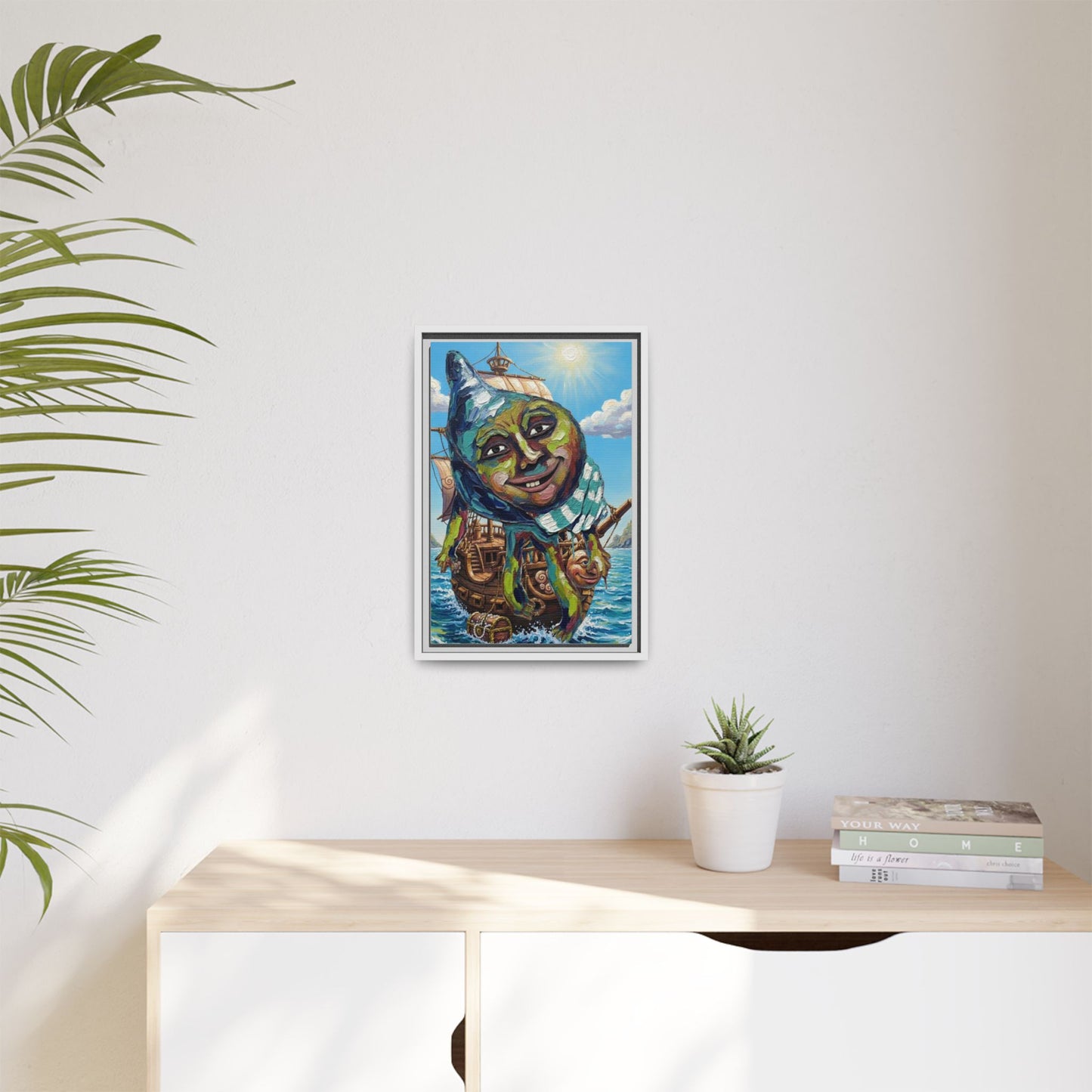 Vibration of the Keys “Captain Conch” Wall Art