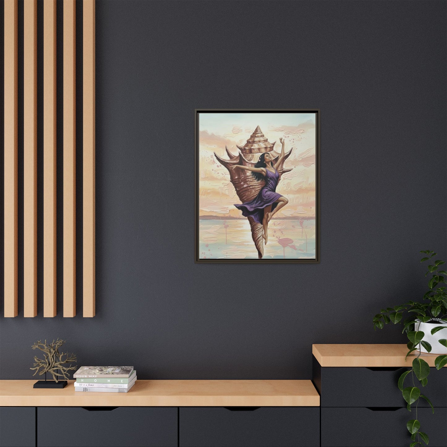 Vibration of the Keys Conch Shell Dancer (Purple)