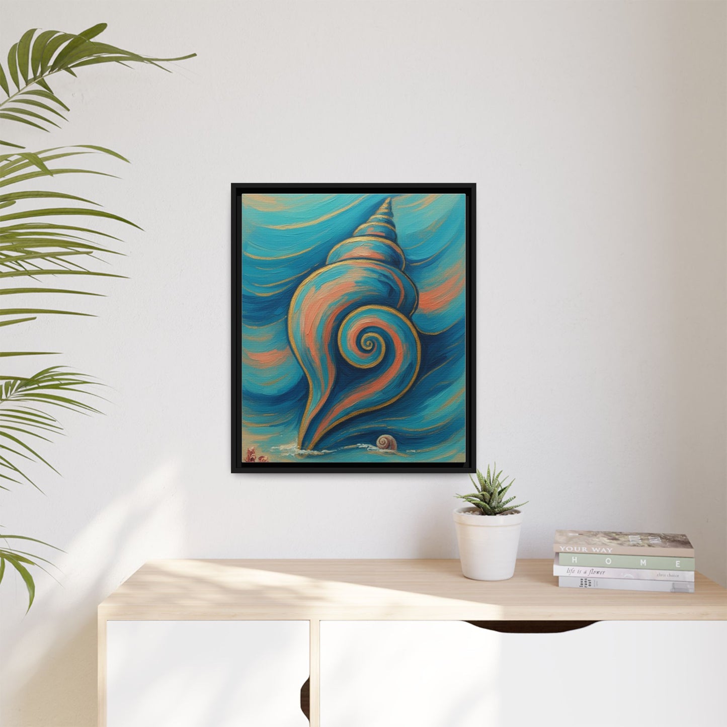 Vibration of the Keys – Colorful Sea Shell Coastal Wall Art