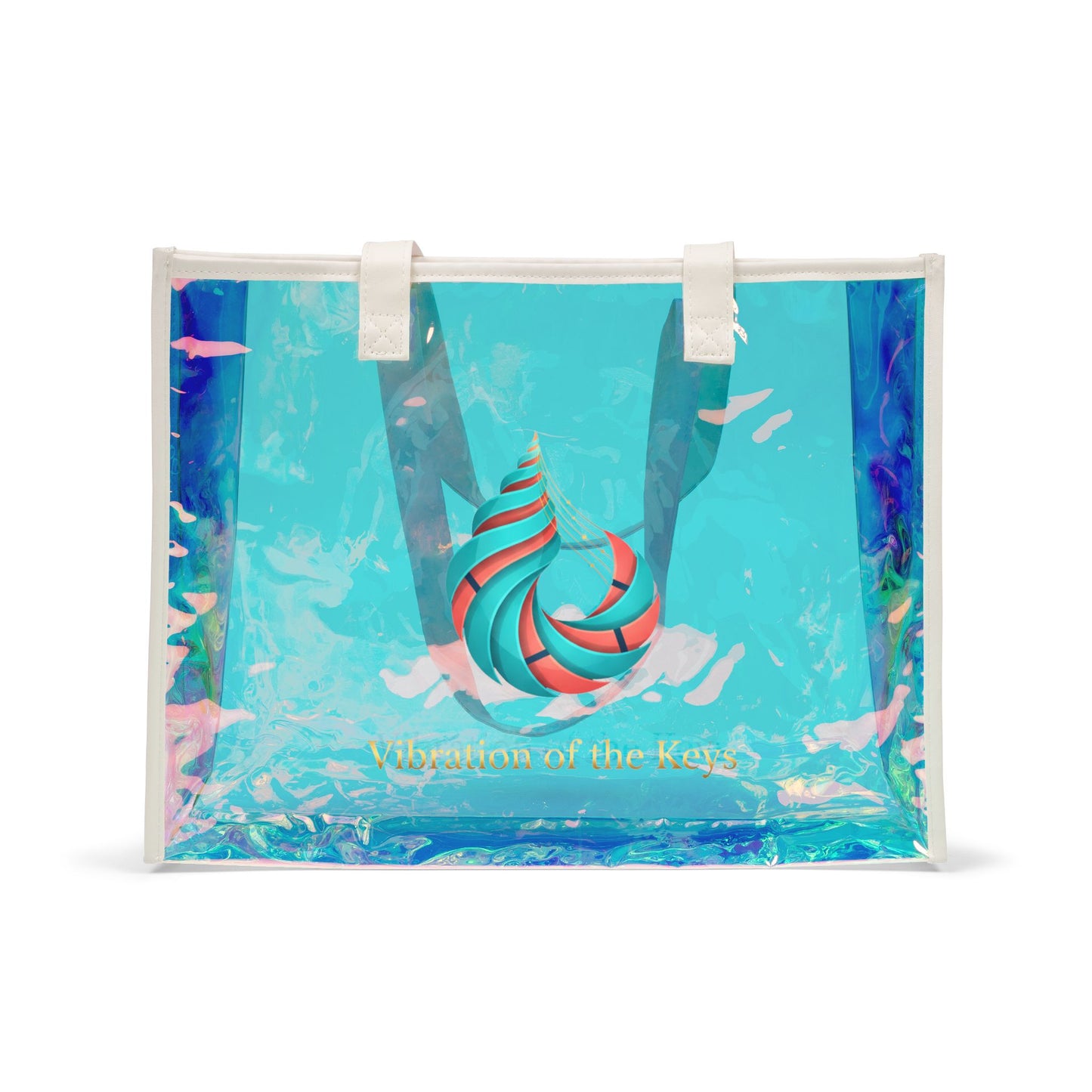 Vibration of the Keys Holographic Beach Tote Bag