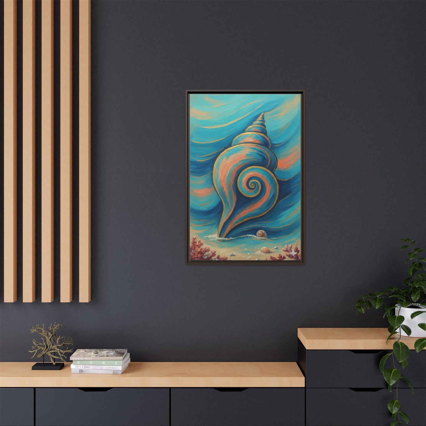 Vibration of the Keys – Colorful Sea Shell Coastal Wall Art