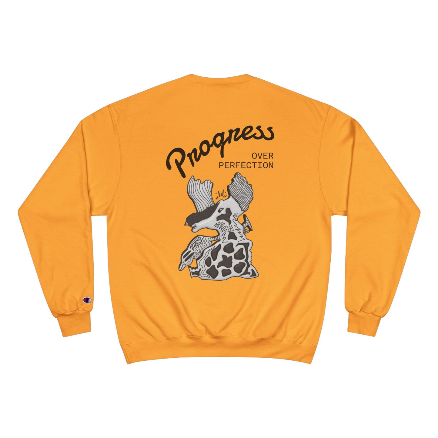 Progress Over Perfection Champion Crewneck