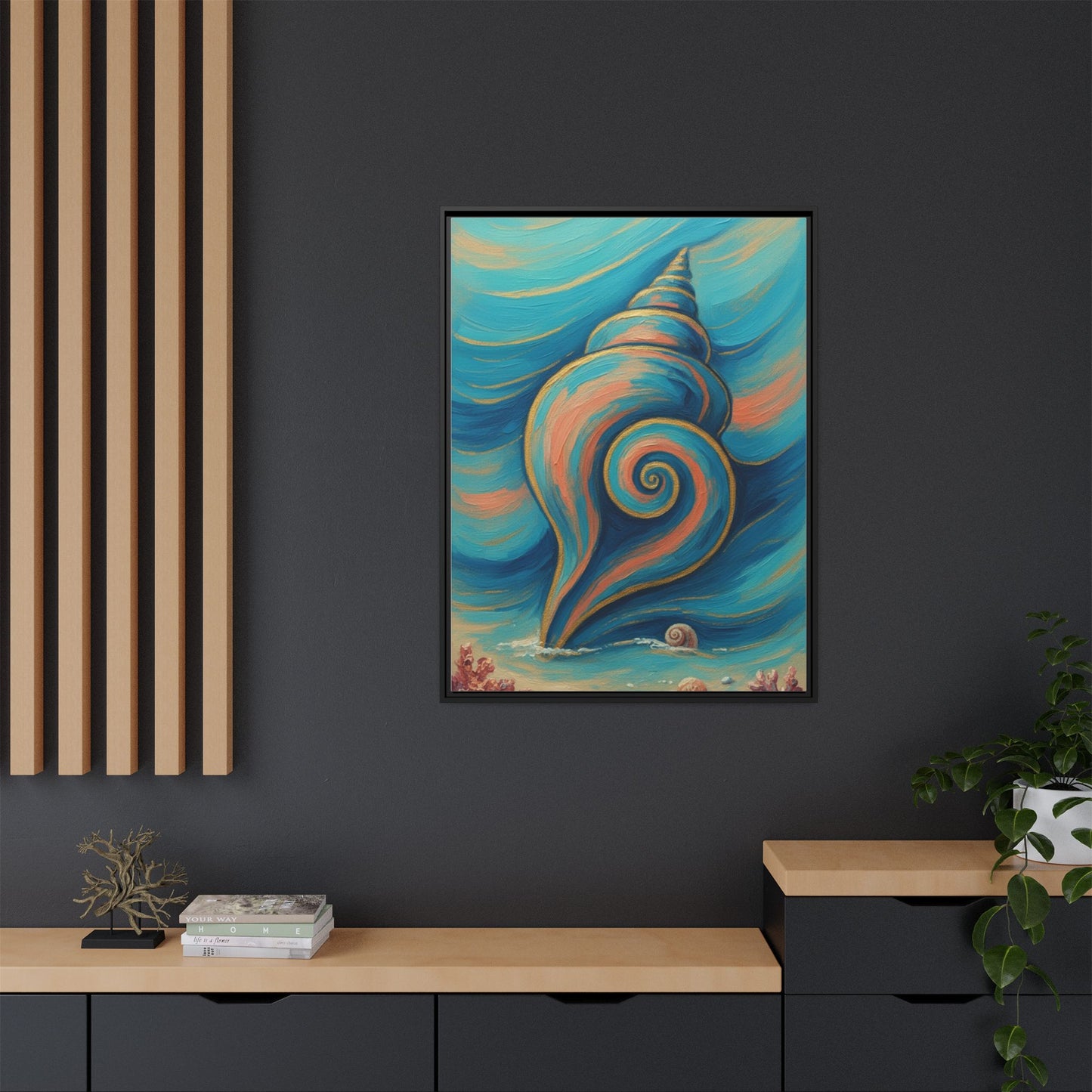 Vibration of the Keys – Colorful Sea Shell Coastal Wall Art