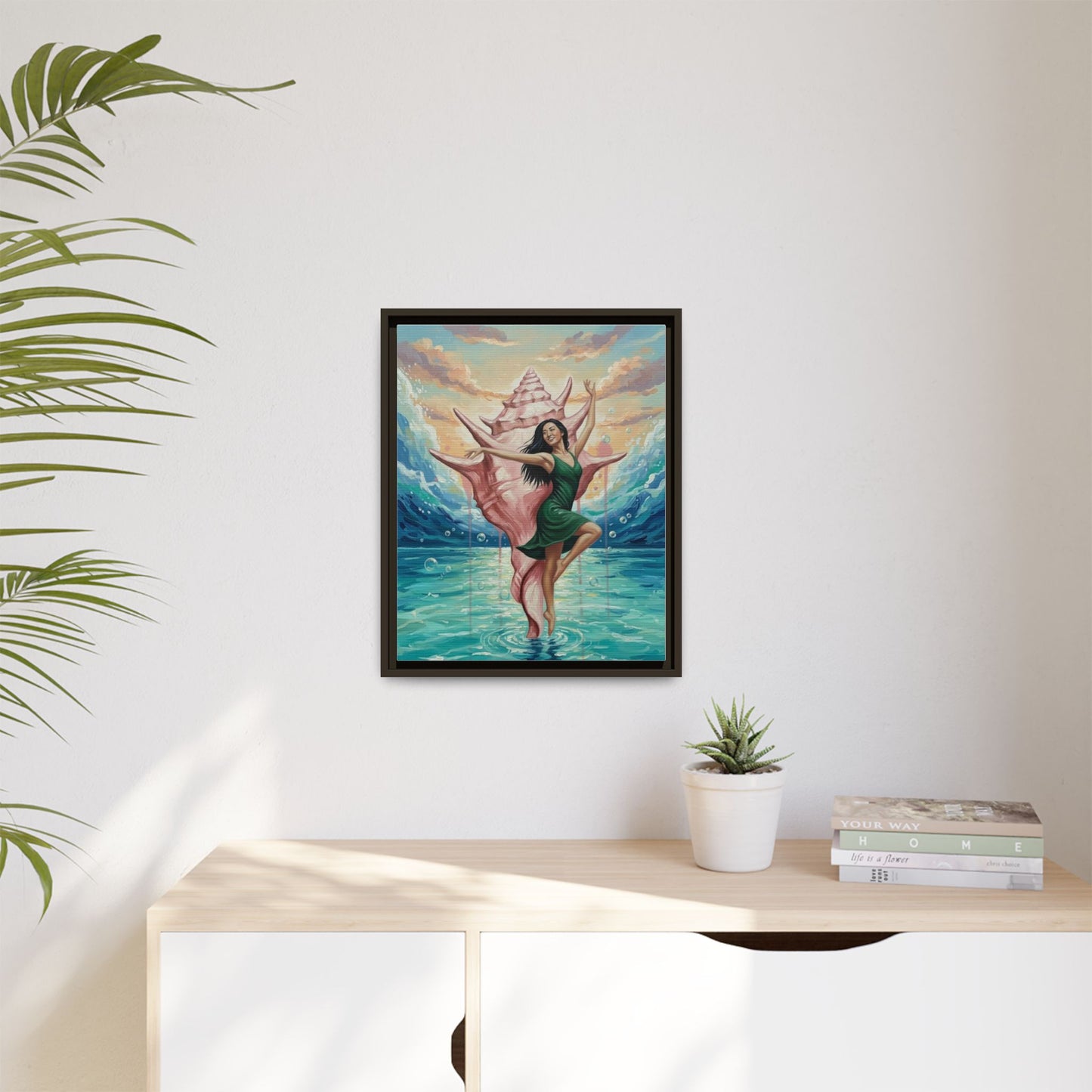 Vibration of the Keys Conch Shell Dancer (Green)