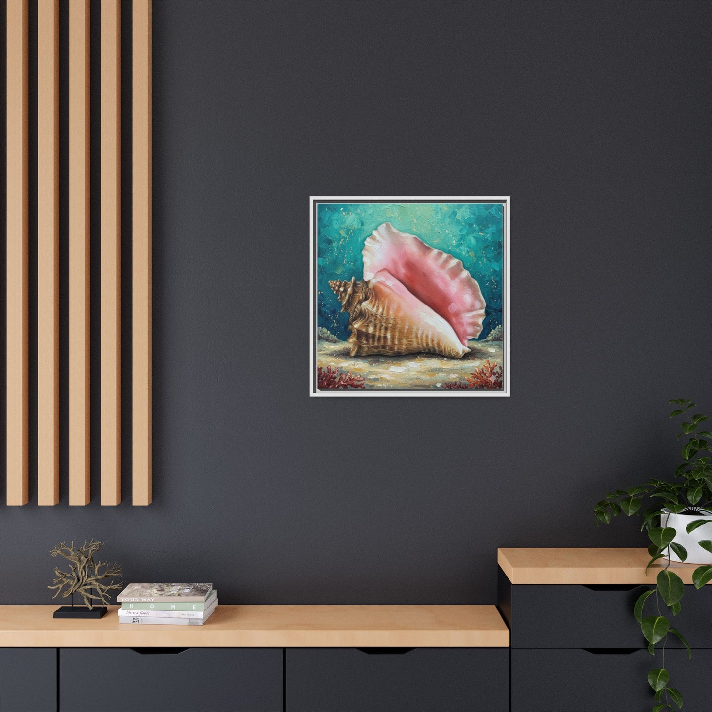 Vibration of the Keys Conch Shell Wall Art