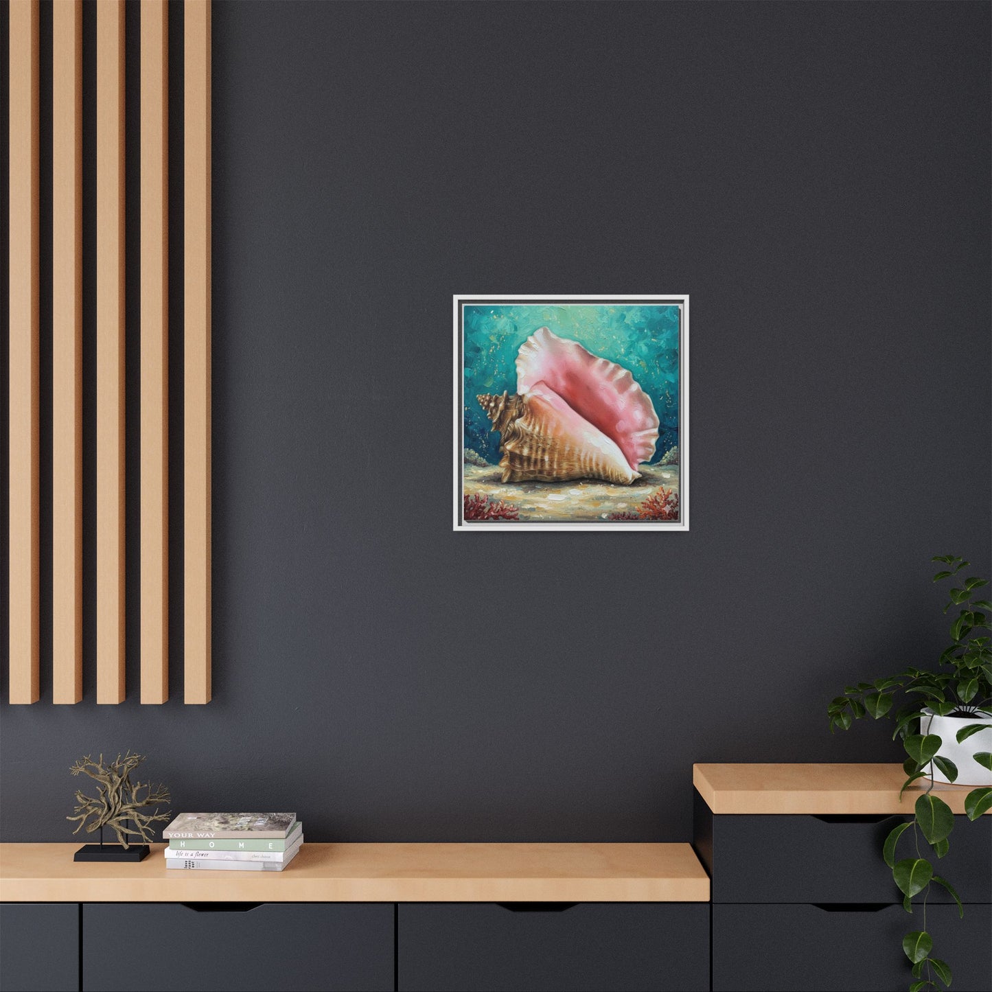Vibration of the Keys Conch Shell Wall Art