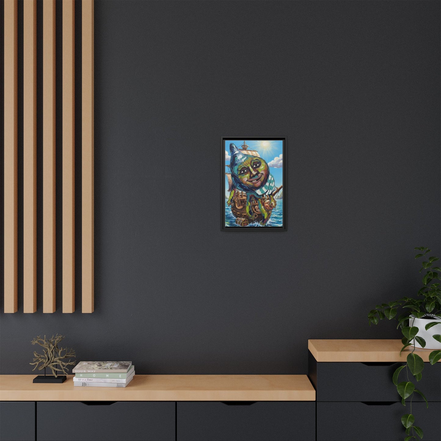 Vibration of the Keys “Captain Conch” Wall Art