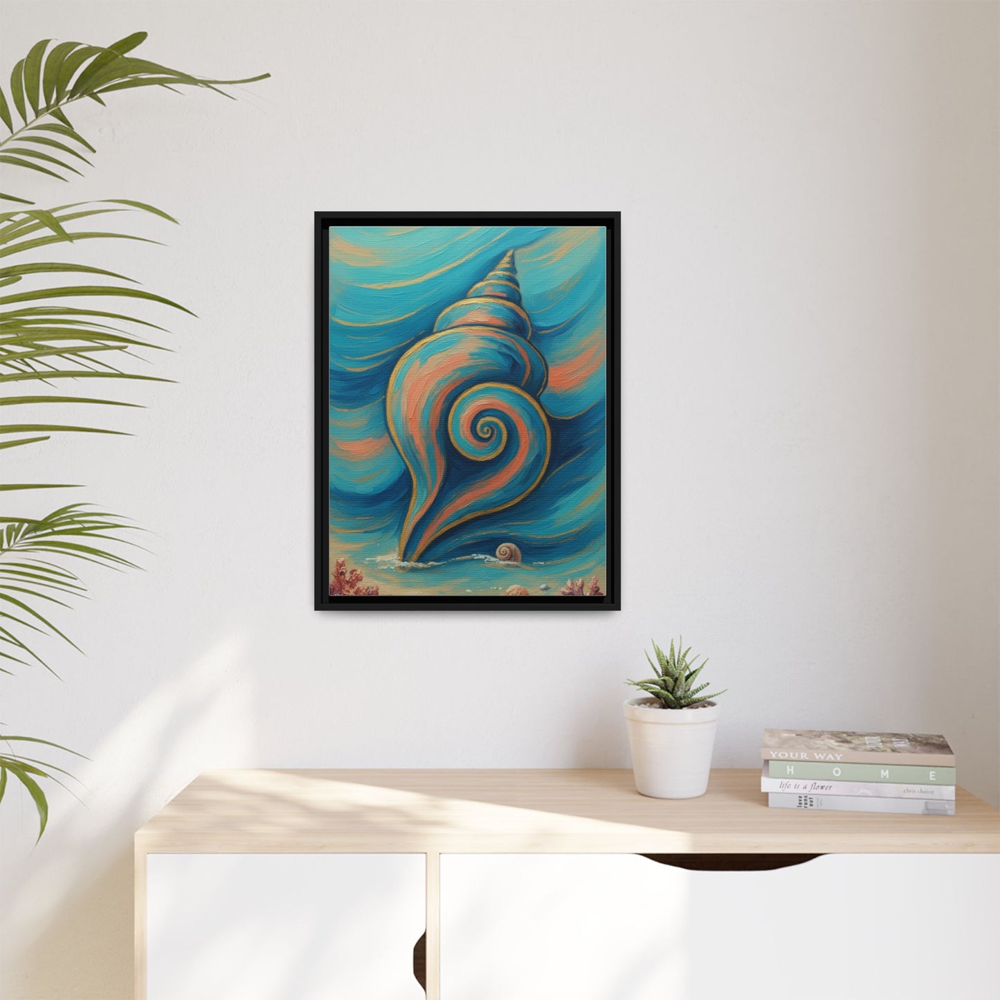 Vibration of the Keys – Colorful Sea Shell Coastal Wall Art