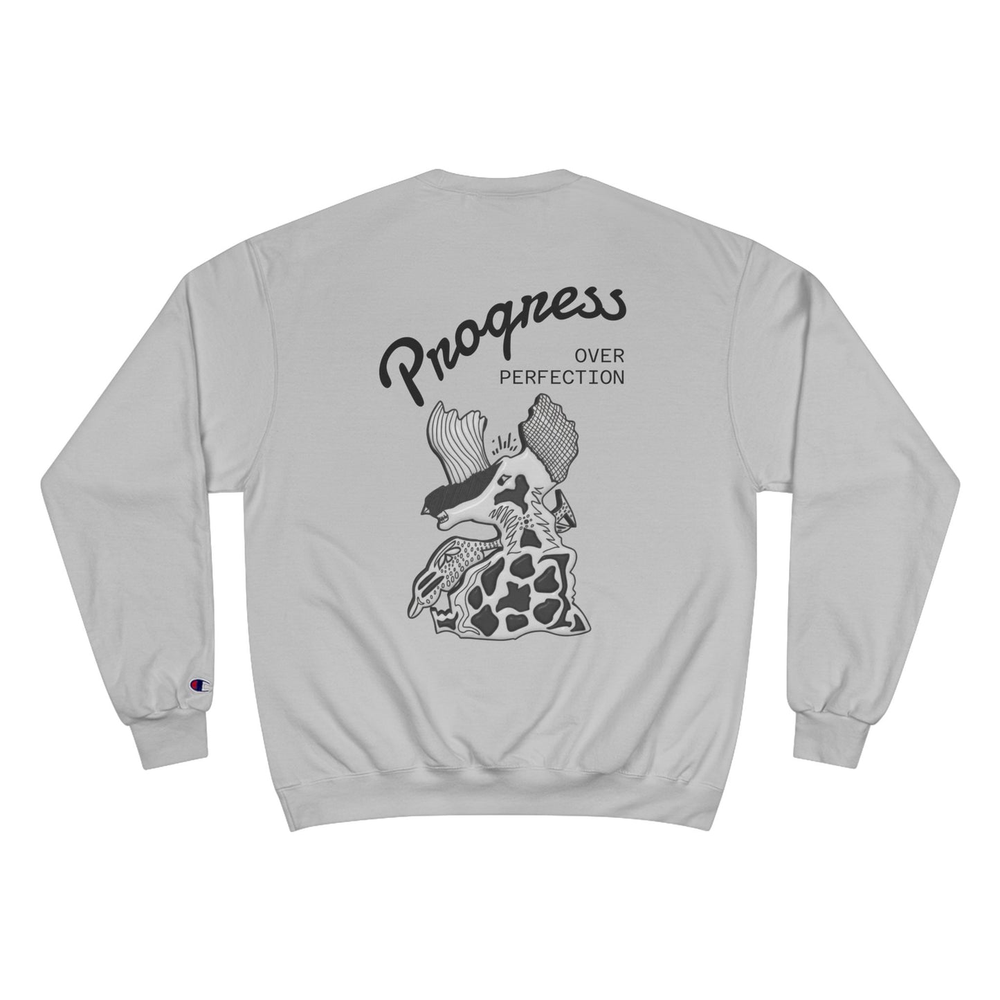 Progress Over Perfection Champion Crewneck