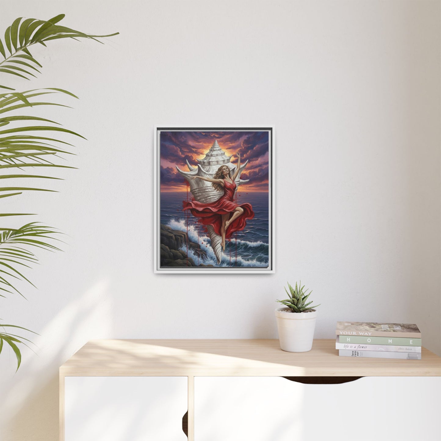 Vibration of the Keys Conch Shell Dancer (Red)