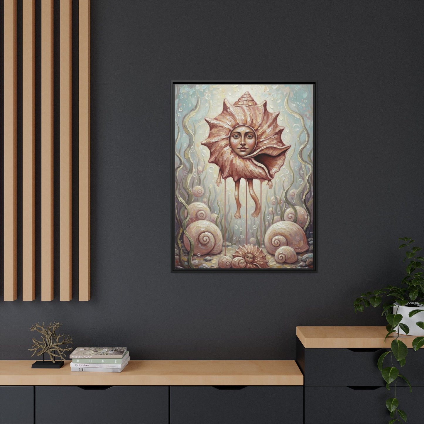Vibration of the Keys “Mother Conch” Wall Art