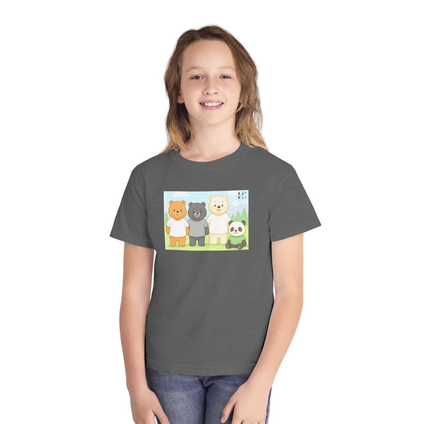 Different Breeds, Same Soul Bear family  Youth T‑Shirt
