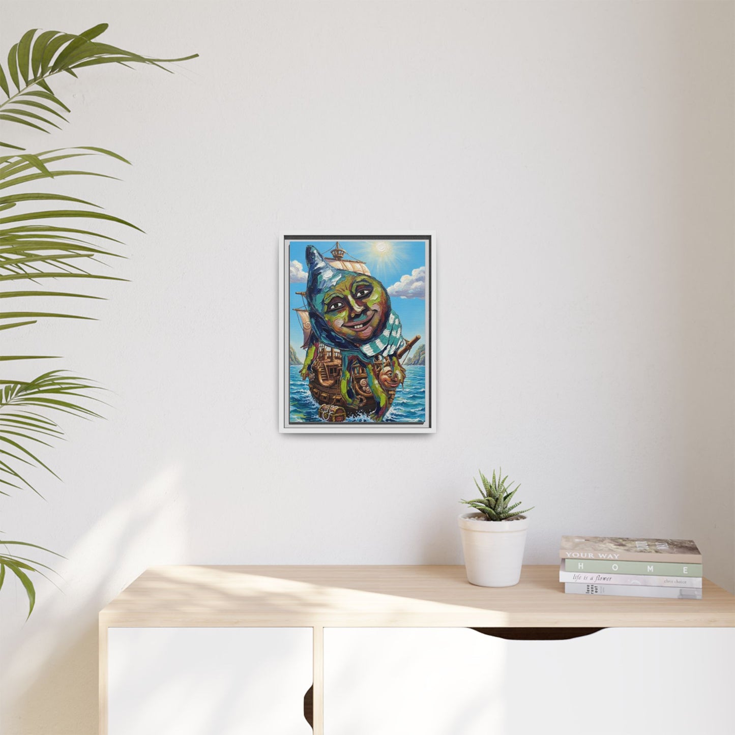 Vibration of the Keys “Captain Conch” Wall Art