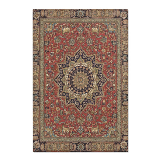 Traditional Persian Medallion Area Rug