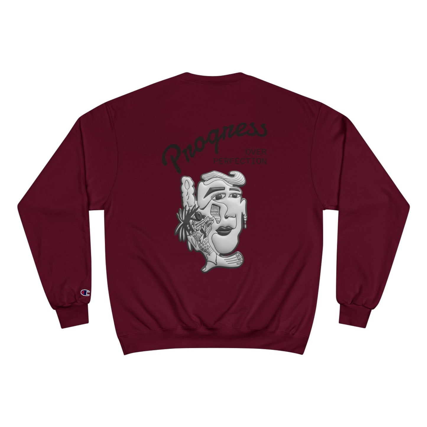 Progress Over Perfection Champion Crewneck