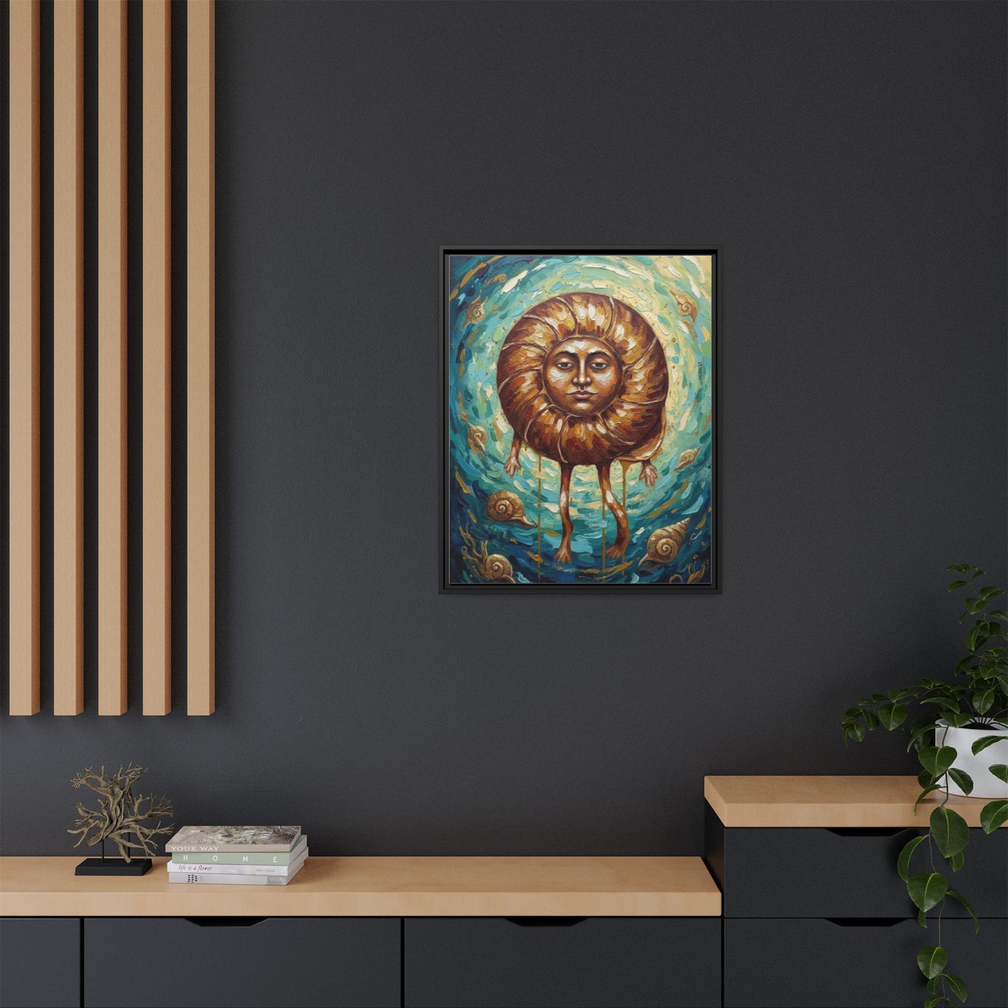 Vibration of the Keys “Father Conch” Wall Art