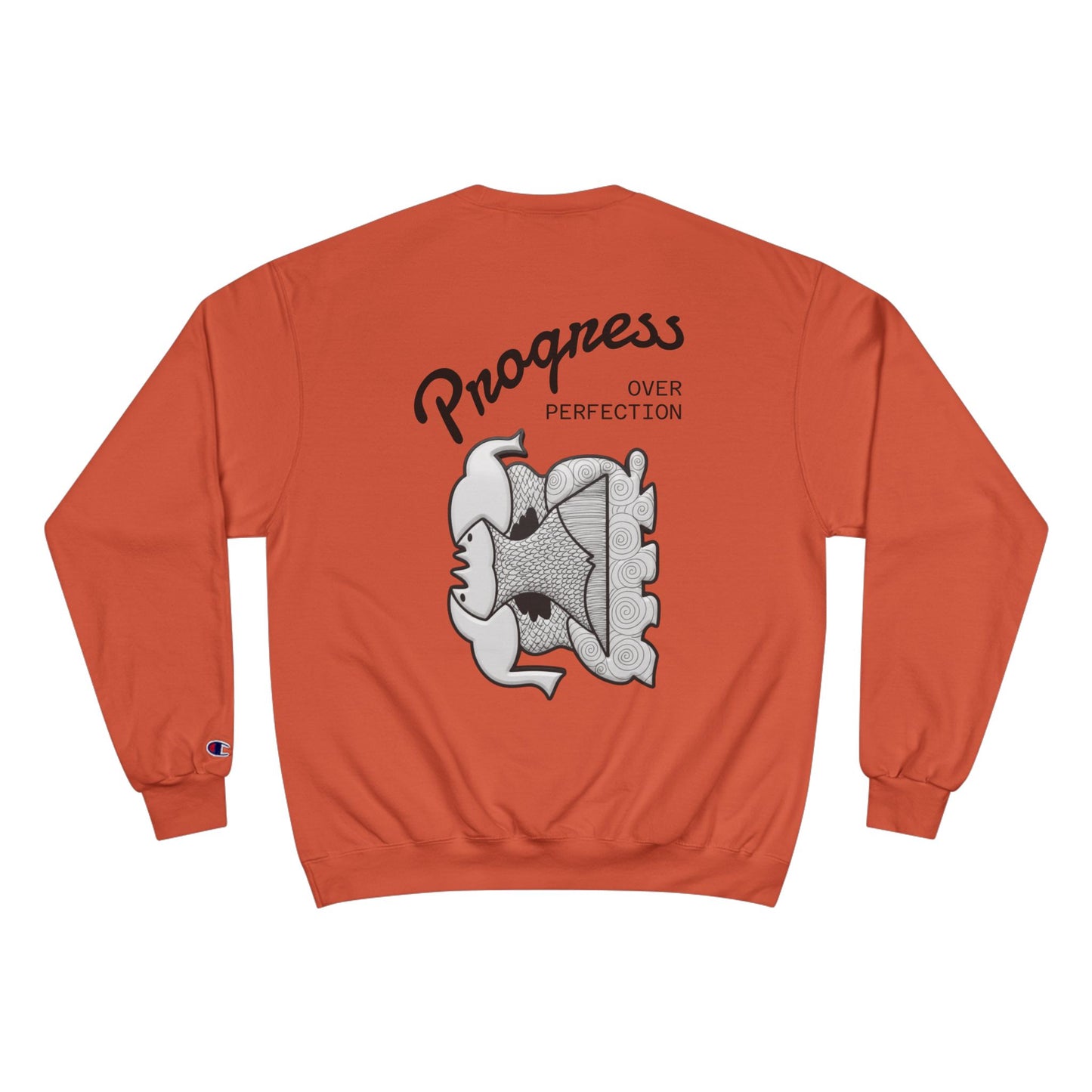Progress Over Perfection Champion Crewneck