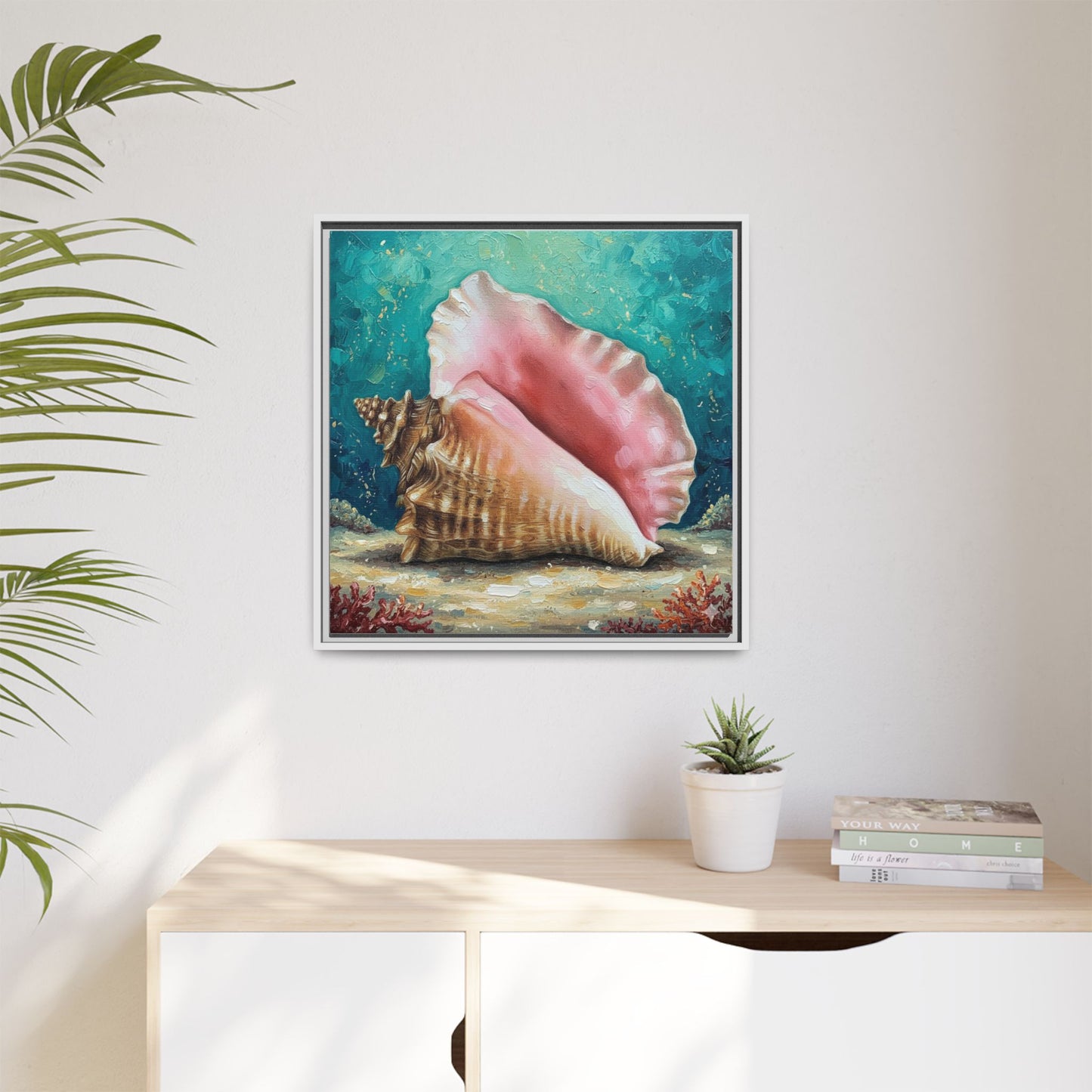 Vibration of the Keys Conch Shell Wall Art