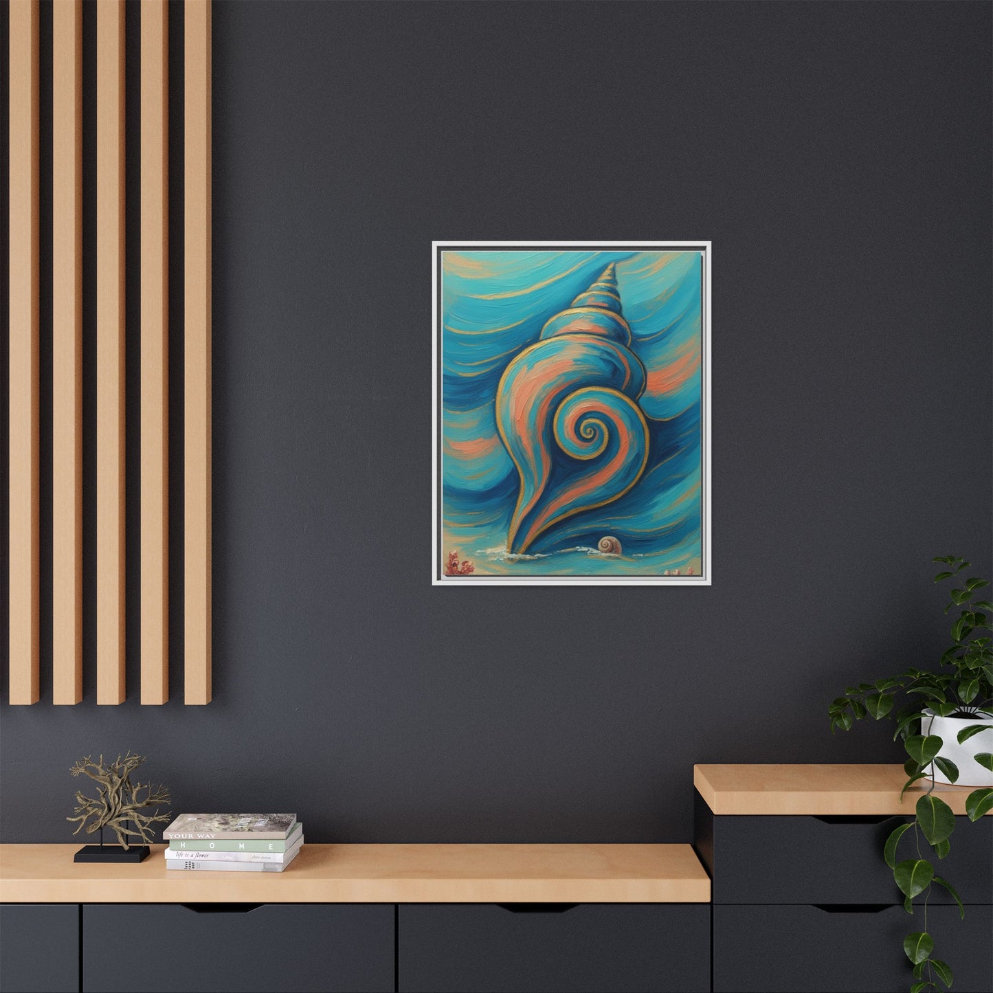 Vibration of the Keys – Colorful Sea Shell Coastal Wall Art