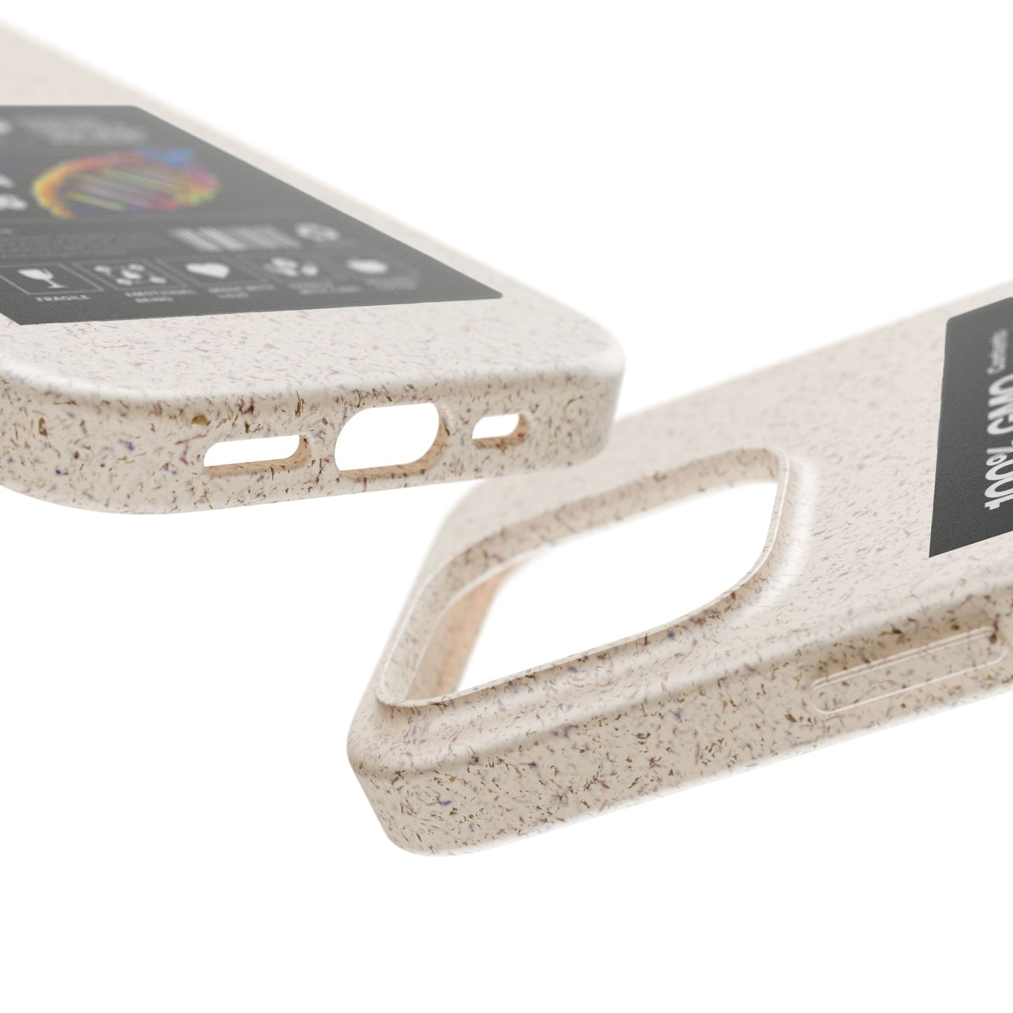 "100% GMO Free Hueman Being" Eco-Friendly Protective Cover