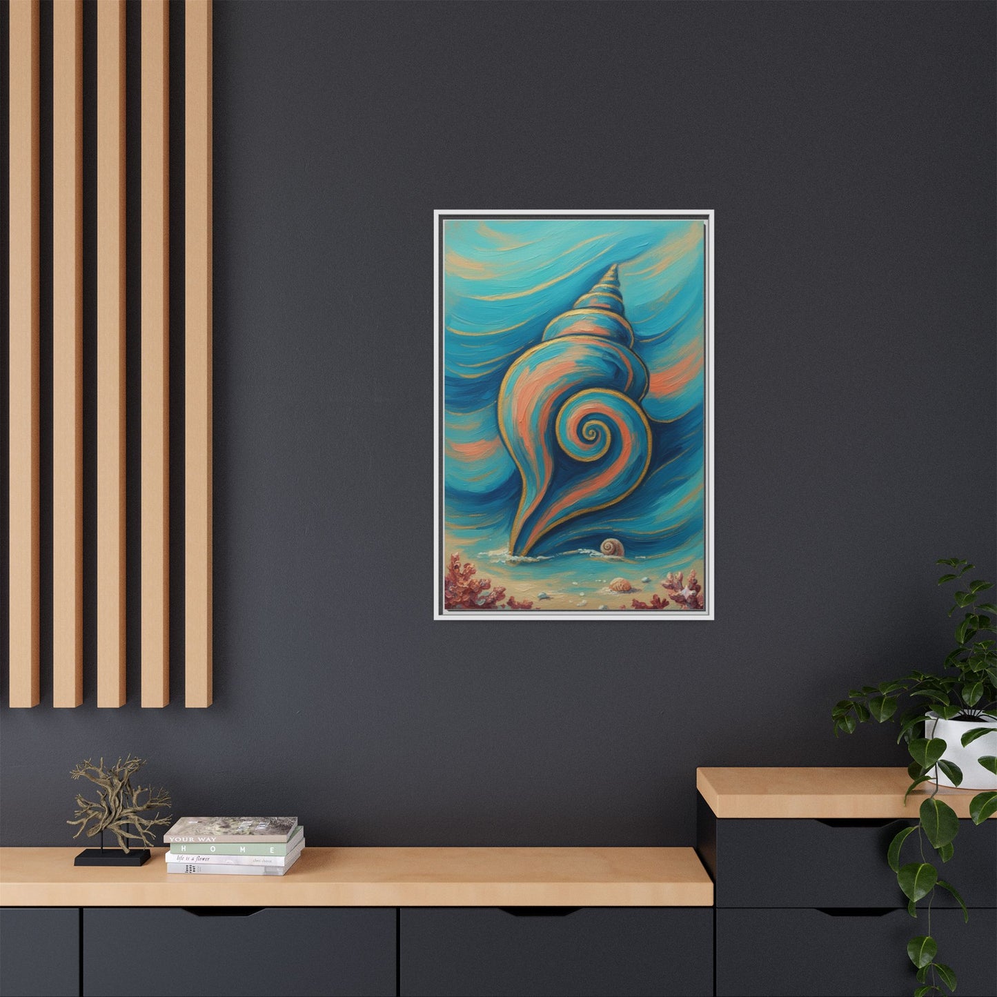 Vibration of the Keys – Colorful Sea Shell Coastal Wall Art