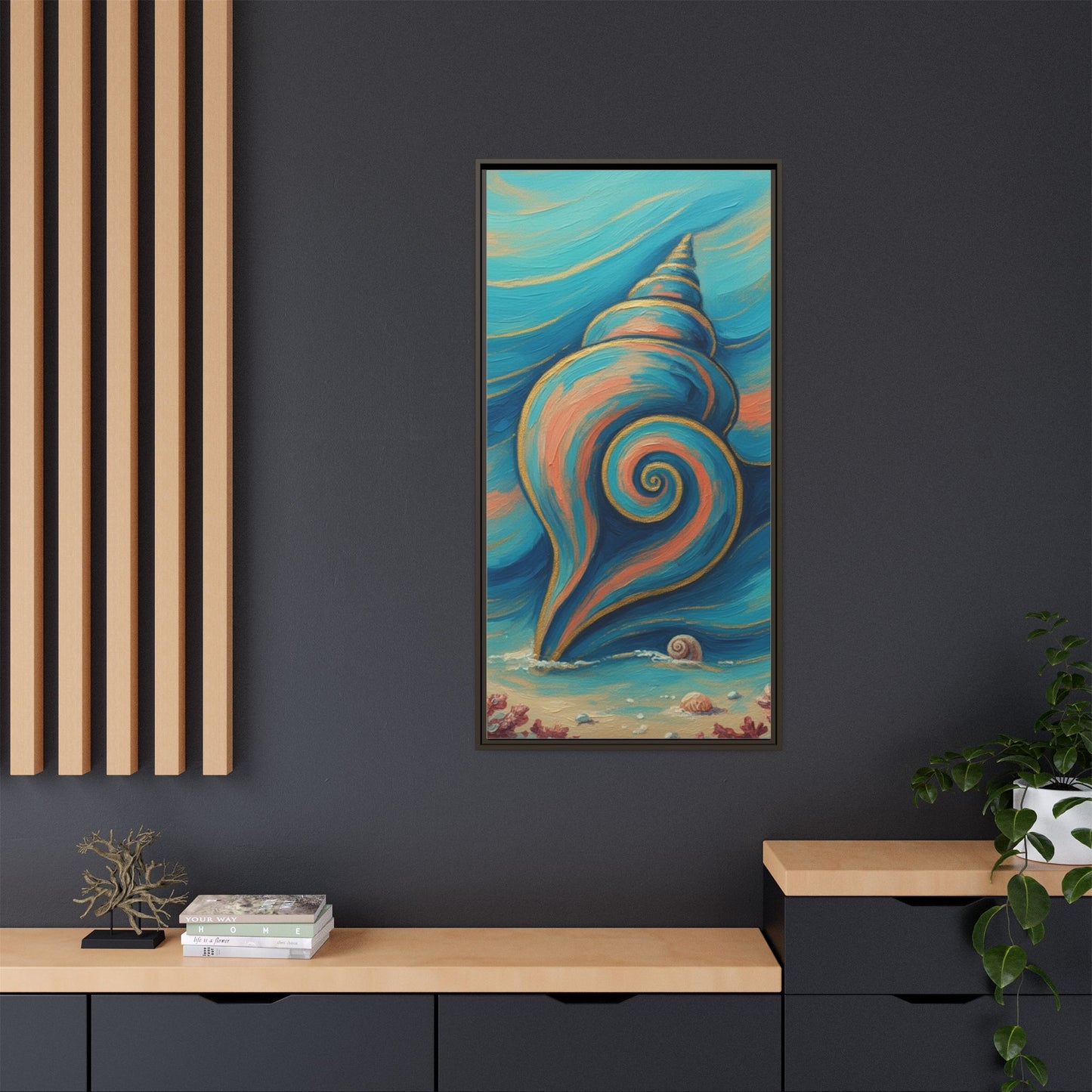 Vibration of the Keys – Colorful Sea Shell Coastal Wall Art