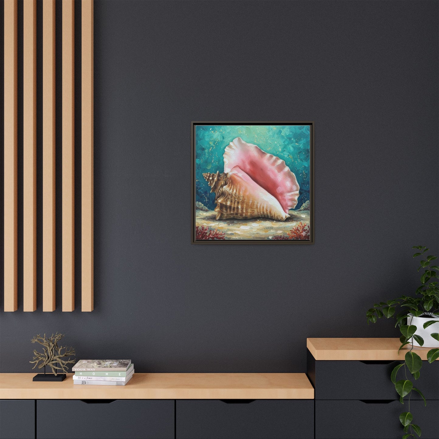 Vibration of the Keys Conch Shell Wall Art