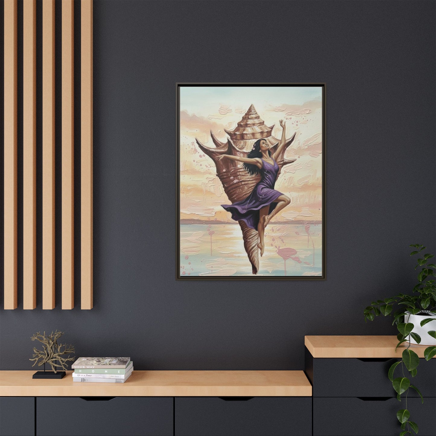 Vibration of the Keys Conch Shell Dancer (Purple)