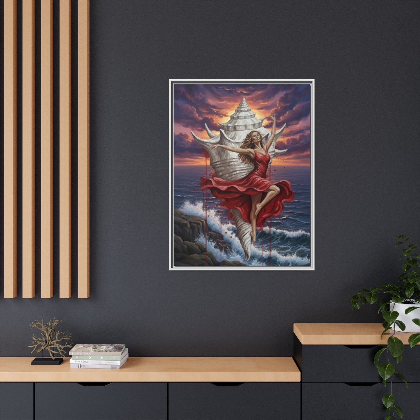 Vibration of the Keys Conch Shell Dancer (Red)