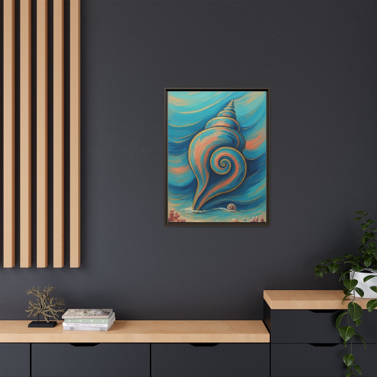 Vibration of the Keys – Colorful Sea Shell Coastal Wall Art