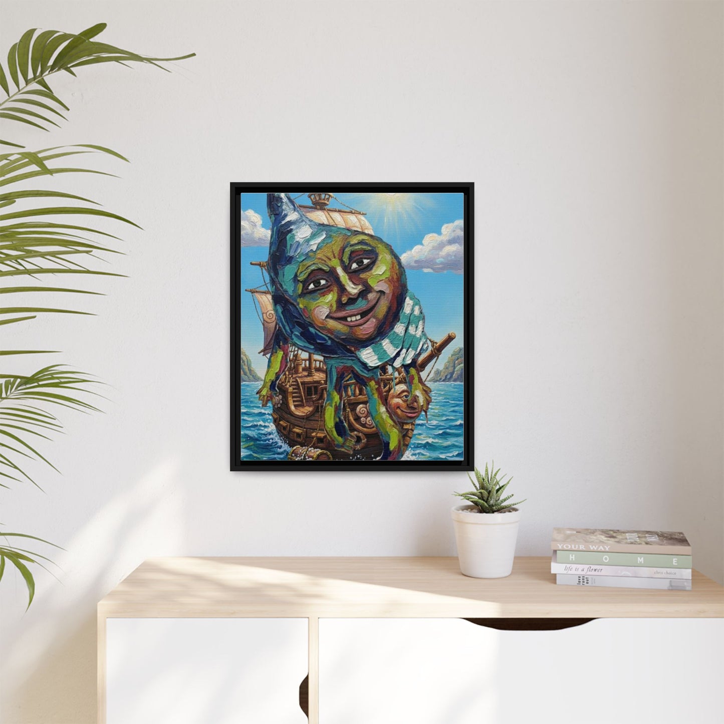 Vibration of the Keys “Captain Conch” Wall Art