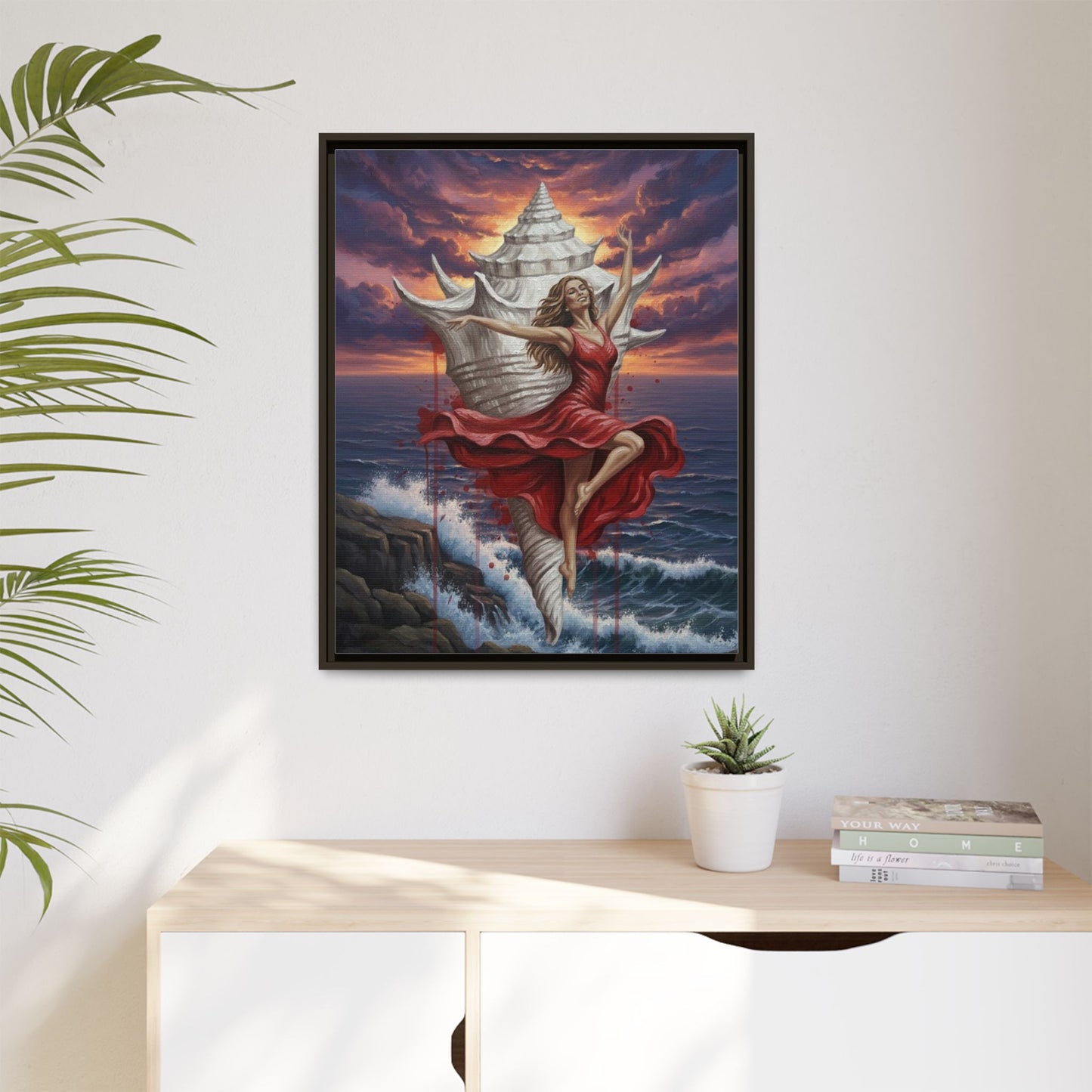 Vibration of the Keys Conch Shell Dancer (Red)