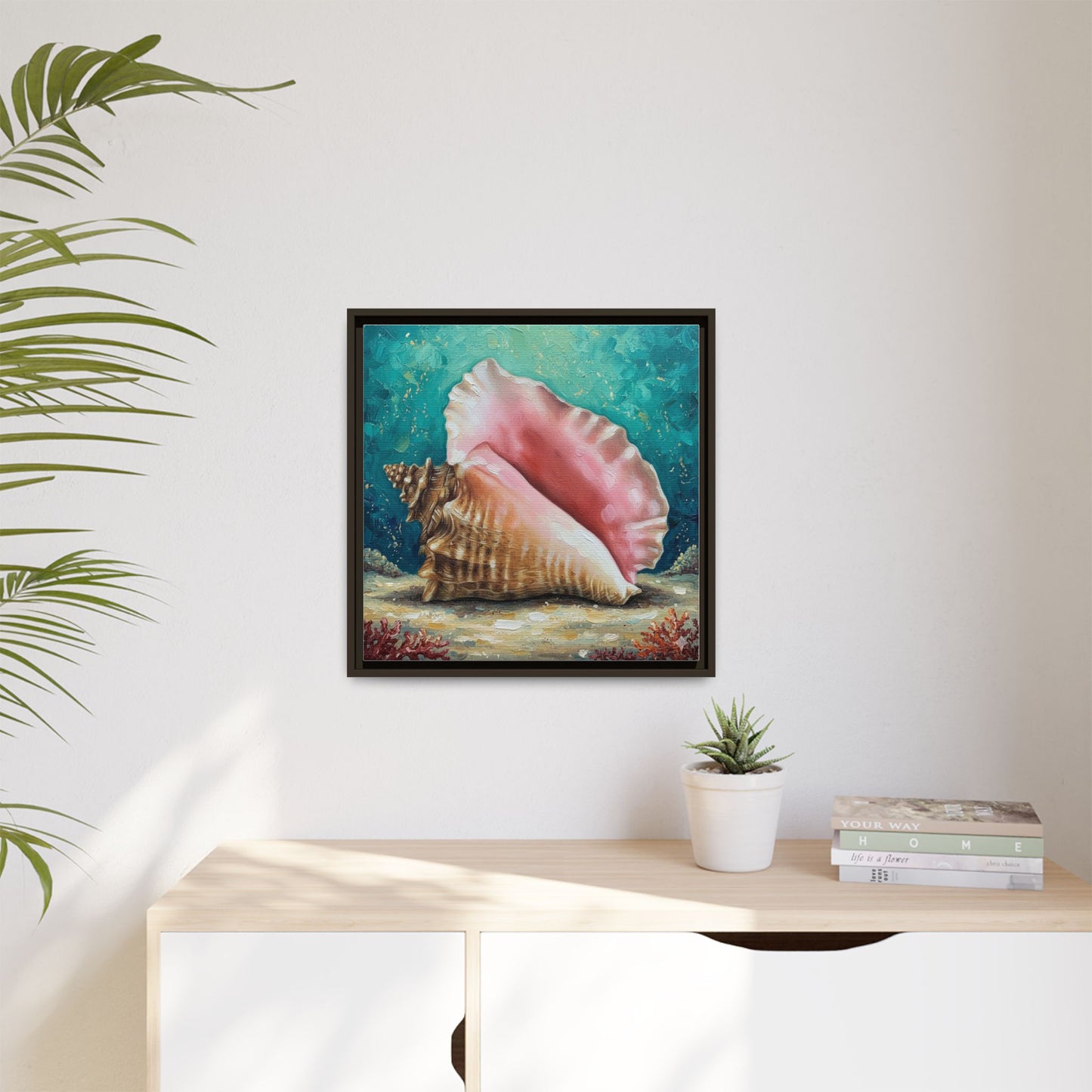 Vibration of the Keys Conch Shell Wall Art