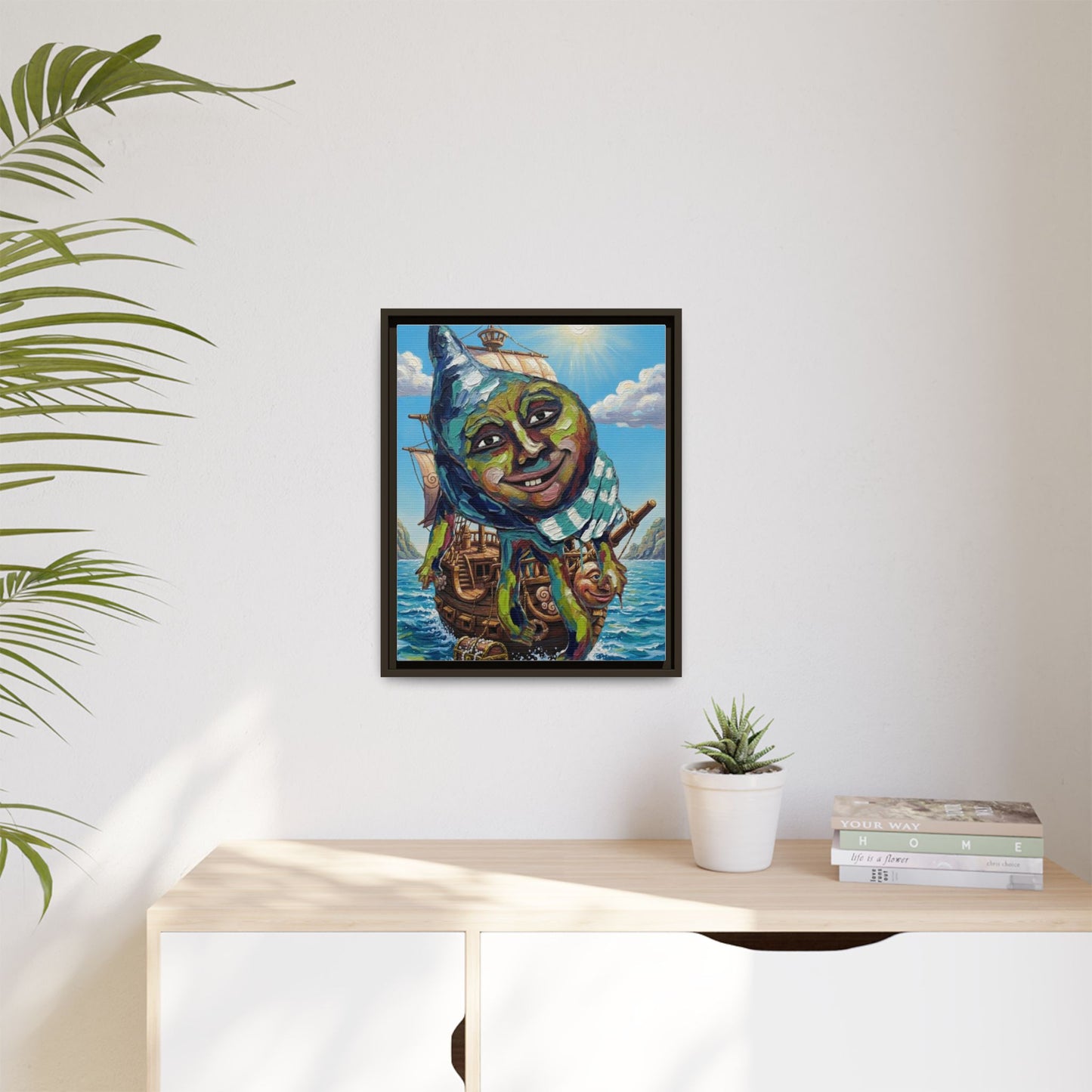 Vibration of the Keys “Captain Conch” Wall Art