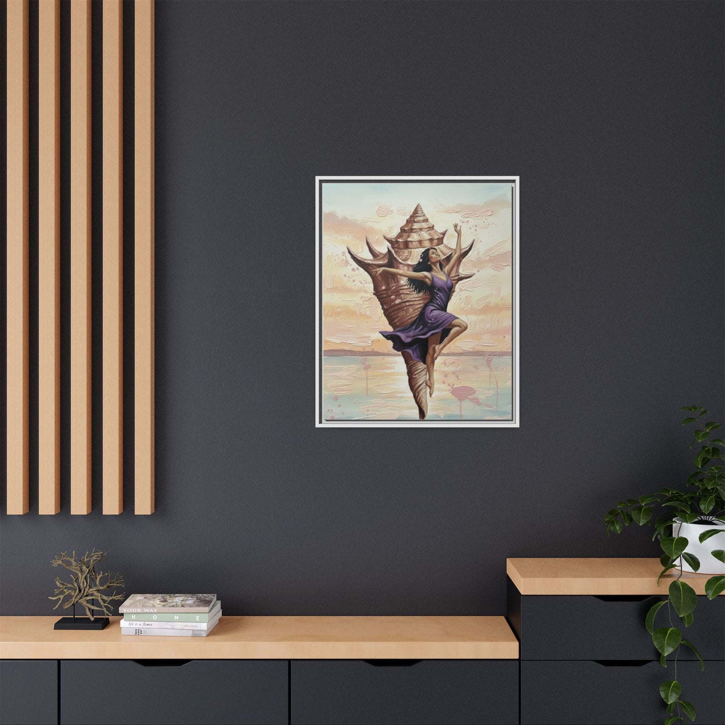 Vibration of the Keys Conch Shell Dancer (Purple)