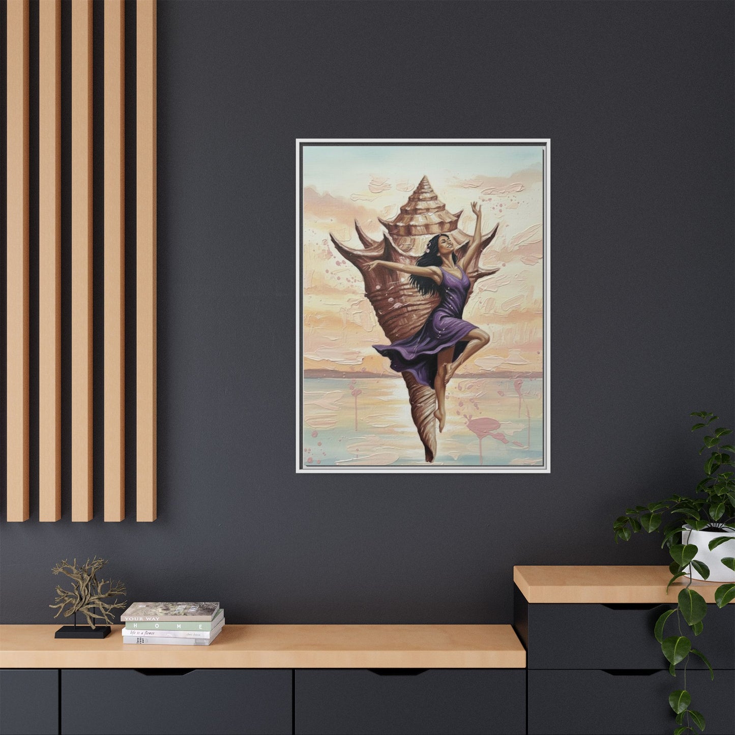 Vibration of the Keys Conch Shell Dancer (Purple)