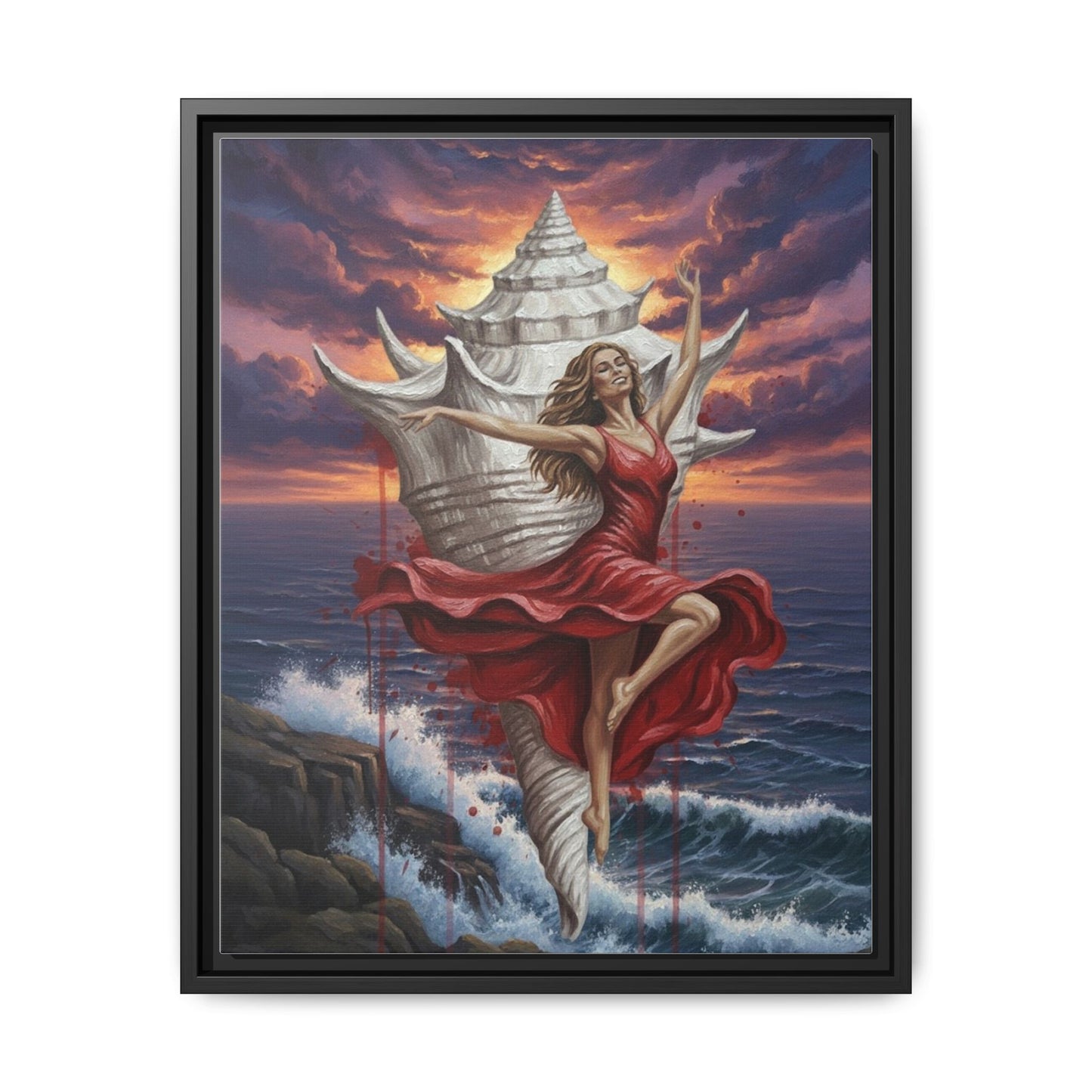 Vibration of the Keys Conch Shell Dancer (Red)